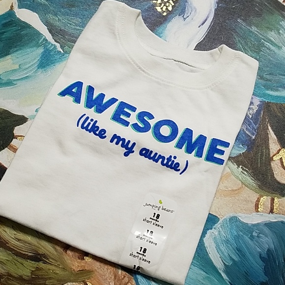jumping beans Other - NWT! JUMPING BEAN 18M "AWESOME LIKE MY AUNTIE" TEE
